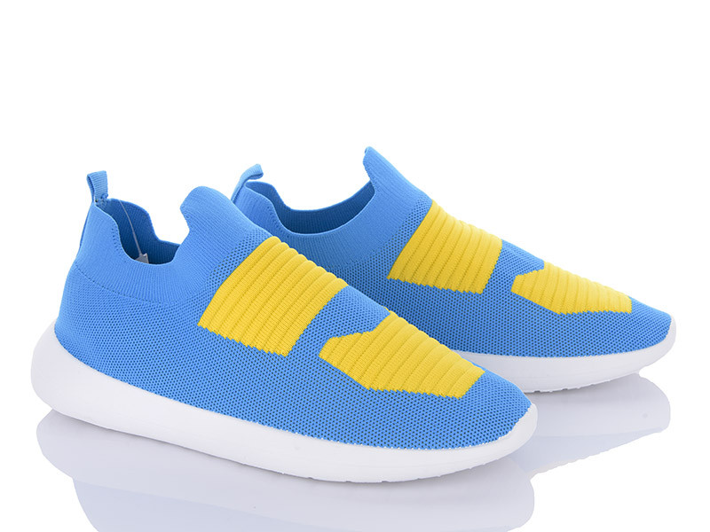 Кроссовки Wonex 4-481 blue-yellow