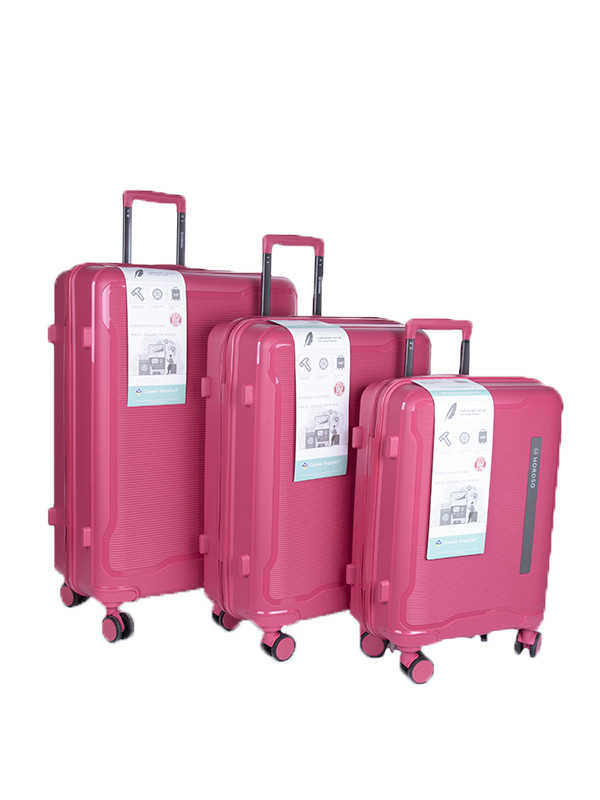Набор чемоданов Horoso XL111-12 pink