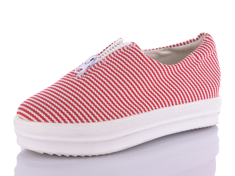 Слипоны Miss Ilonna 274  red