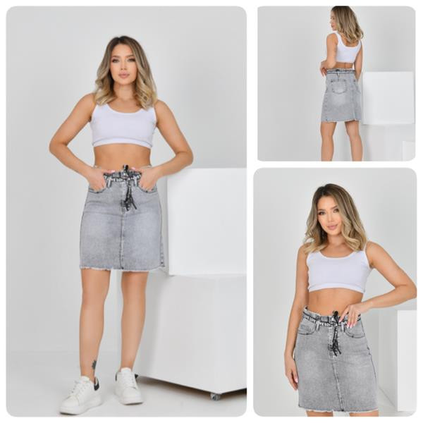 Юбка-шорты Lady N 830 grey