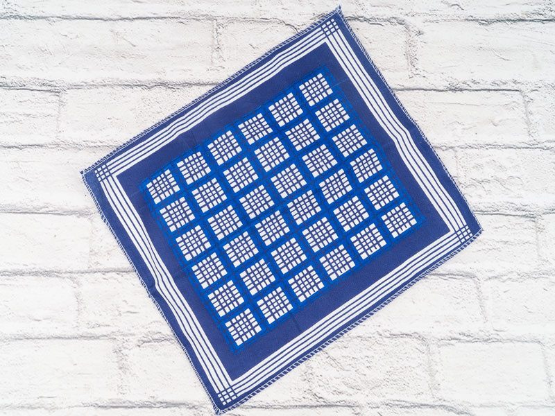 Носовые платки Shawls P65 blue