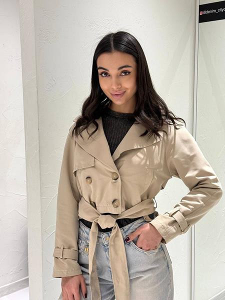 Куртки Three Black Women TB129 l.beige