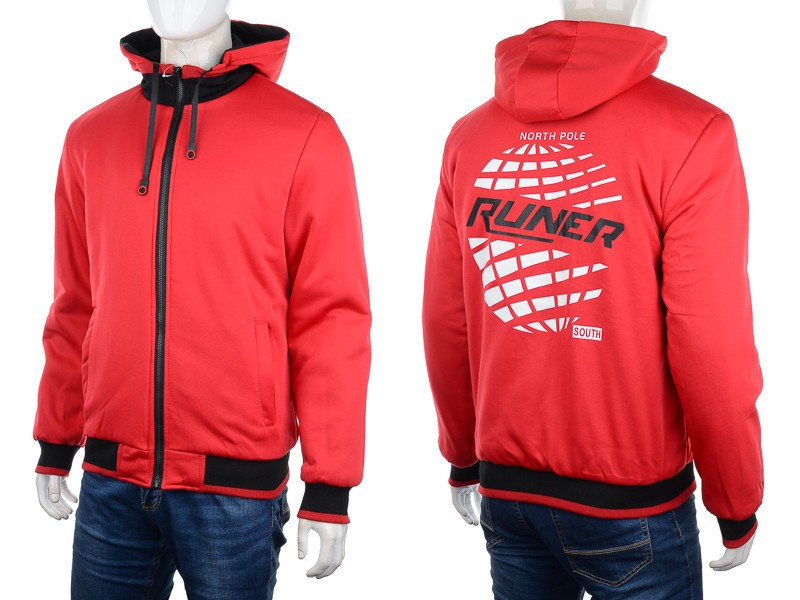 Куртки M7 7795 black-red