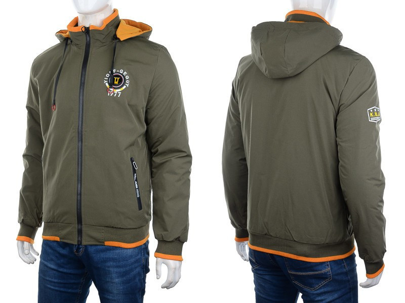 Куртки M7 7795 orange-grey