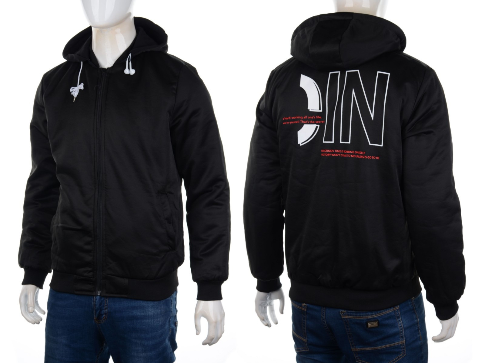 Куртки M7 7799 black-red