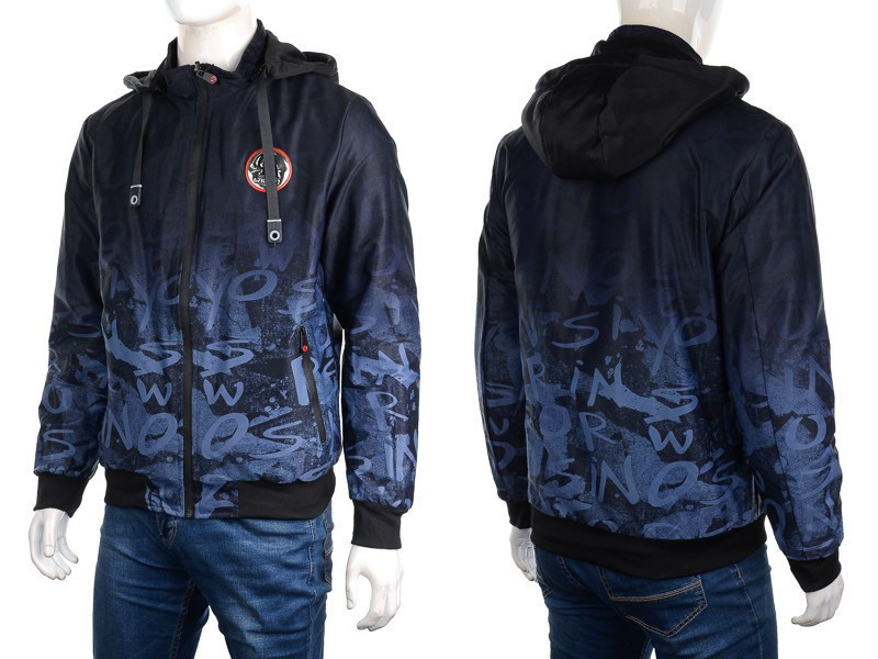 Куртки M7 2220 black-blue