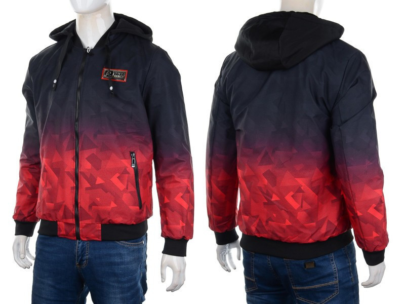 Куртки M7 2222 black-red