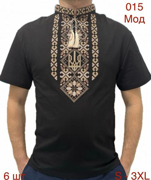 Вышиванка Надийка ND777-015 black