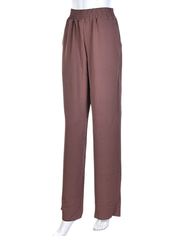 Штаны спорт Калибри 08422 brown