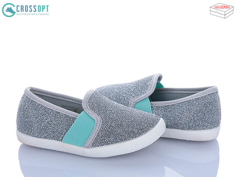 Слипоны CrossOpt BE112 silver
