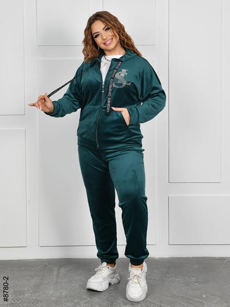 Костюмы спорт OdesaOpt 8780-2 green