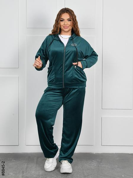 Костюмы спорт OdesaOpt 8845-2 green