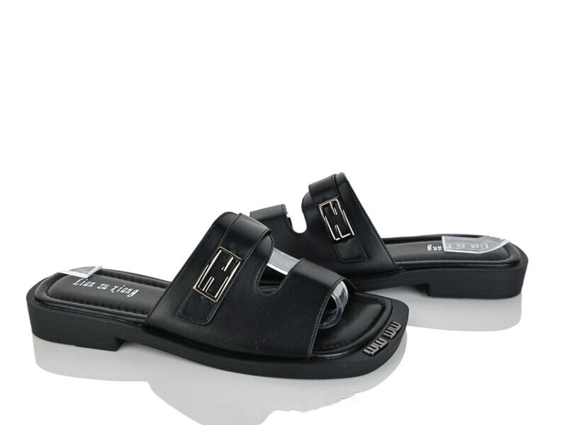 Шлепанцы Lianzuxiang 3552 black