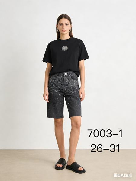Юбка-шорты NewJeans 7003-1 d.grey