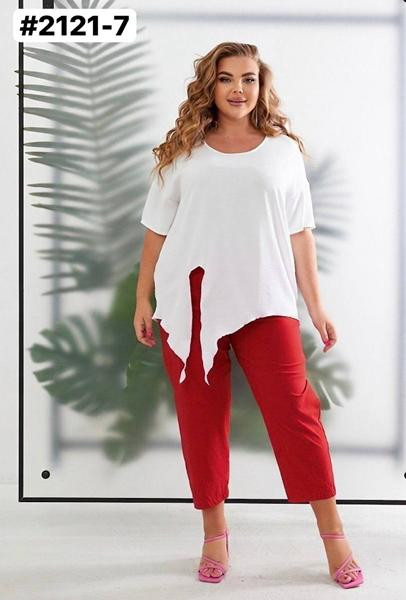 Капри Bat 2121-7 red
