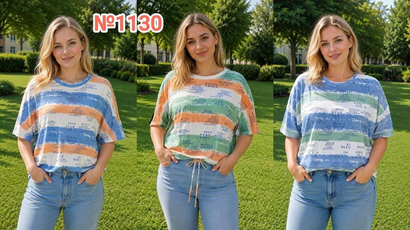 Футболки P.HEY N1130 blue-green