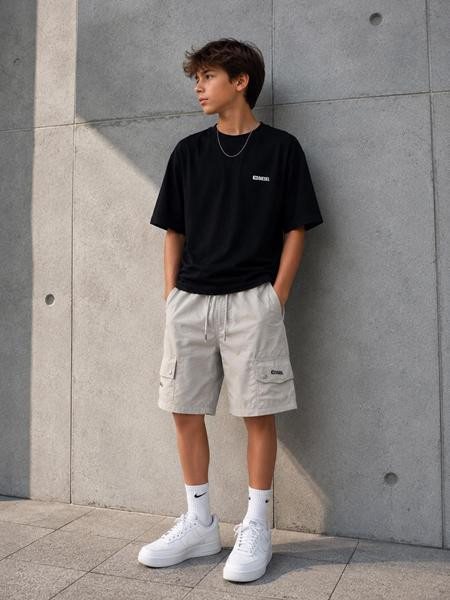 Шорты Fili kids FK1853 grey