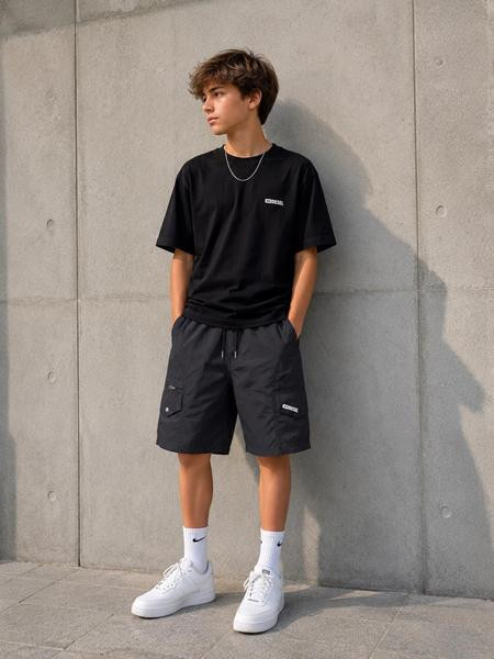Шорты Fili kids FK1854 d.grey