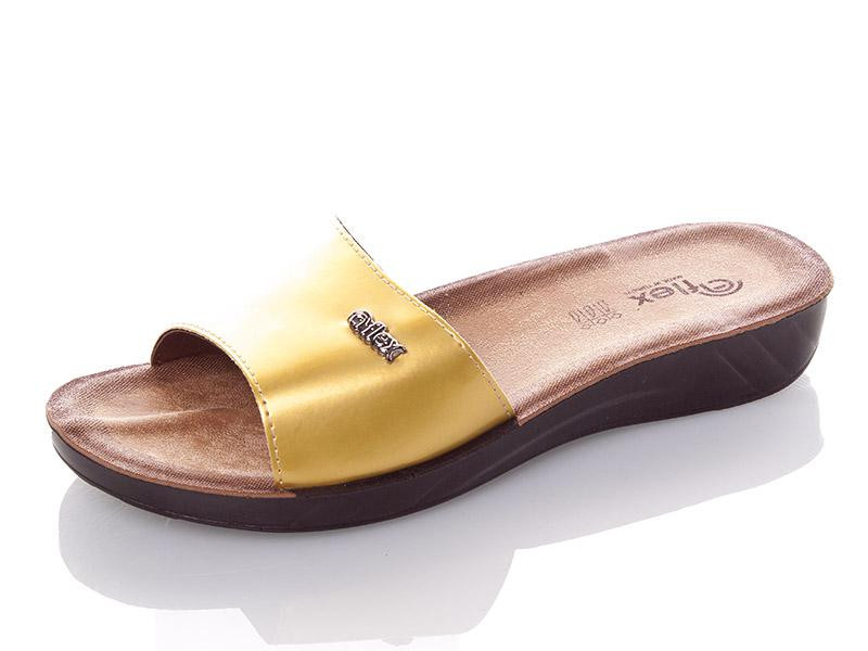 Шлепанцы Flex 09-1 gold