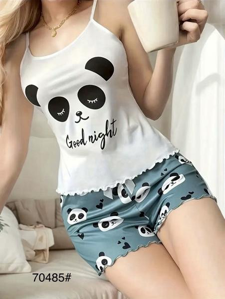 Пижама Anion 70485 white-l.blue