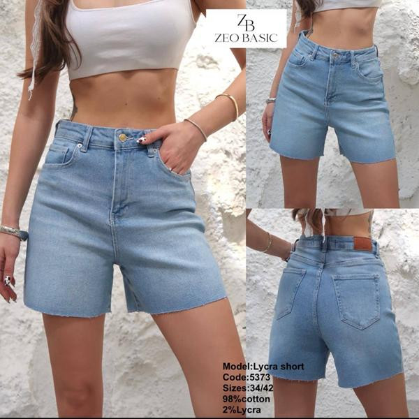 Юбка-шорты Jeans Style 5373 l.blue