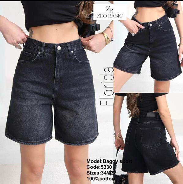 Юбка-шорты Jeans Style 5330 d.grey