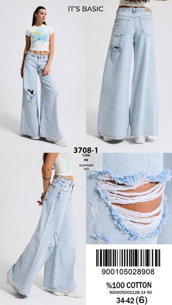 Джинсы Jeans Style 3708-1-12S6-99 l.blue