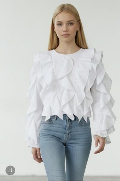Блузки Moda school MD13 white