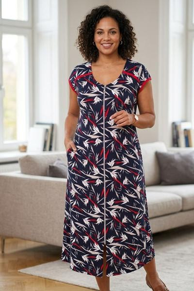Халаты Gull 04 navy-red