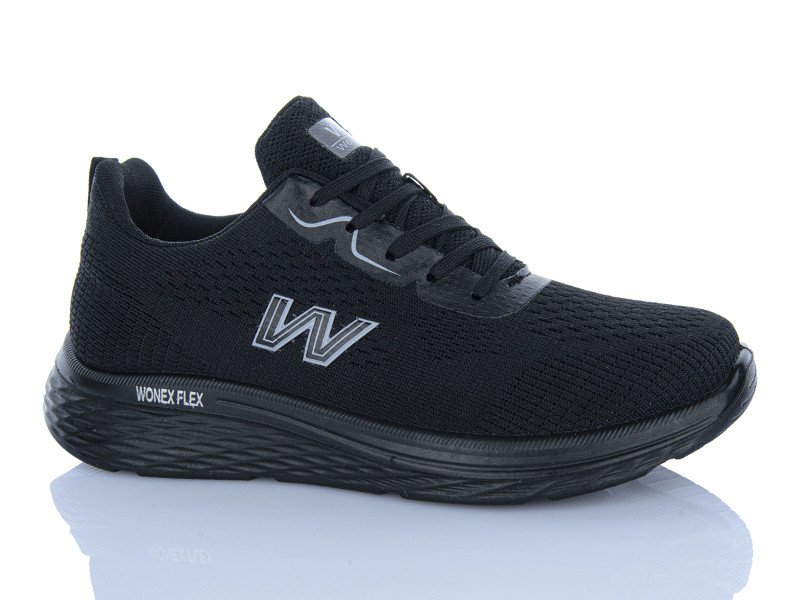 Кроссовки Wonex 45-400 black батал