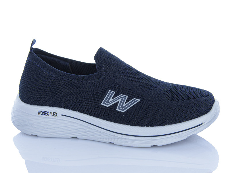 Кроссовки Wonex 45-405 navy батал