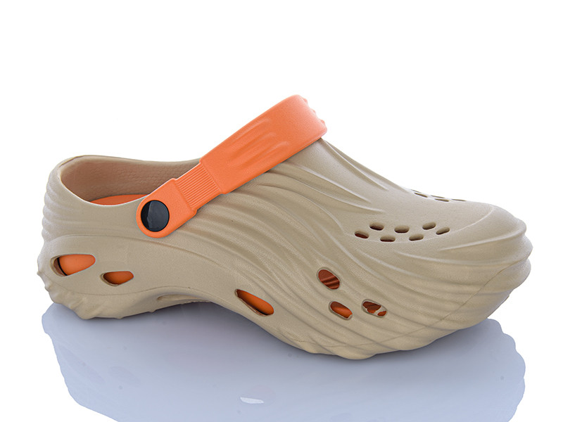 Кроксы Wonex A101 khaki-orange