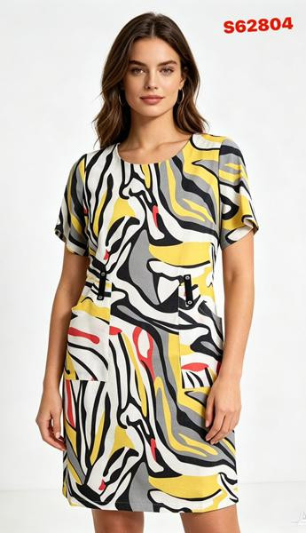 Платья LIDA S62804 yellow