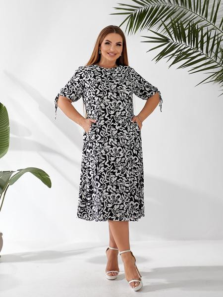 Платья Akulova 2041 white-black