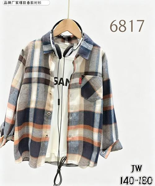 Рубашки Flong 6817 grey