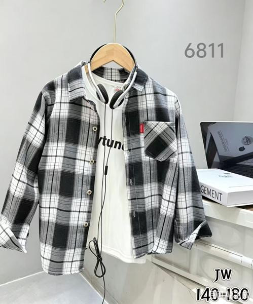 Рубашки Flong 6811 black