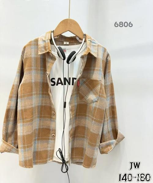 Рубашки Flong 6806 beige