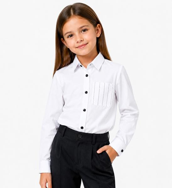 Рубашки Moda school 8608 white
