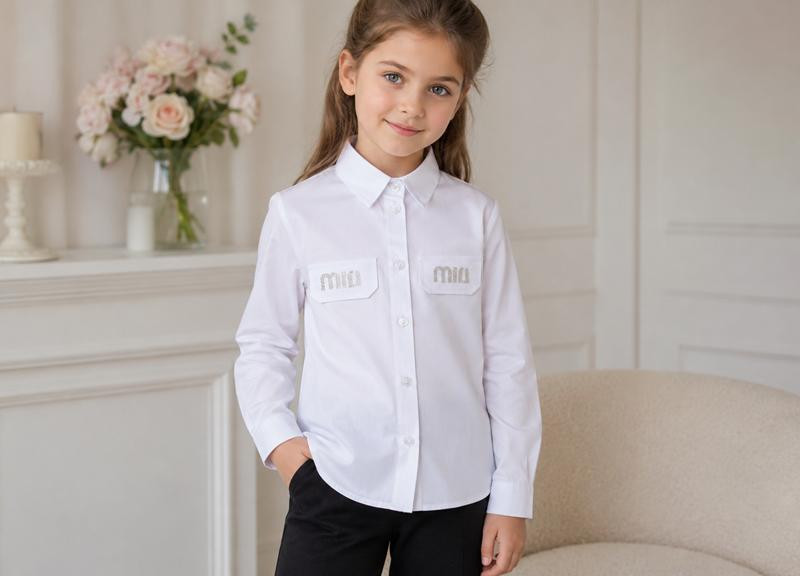 Рубашки Moda school 8606 white