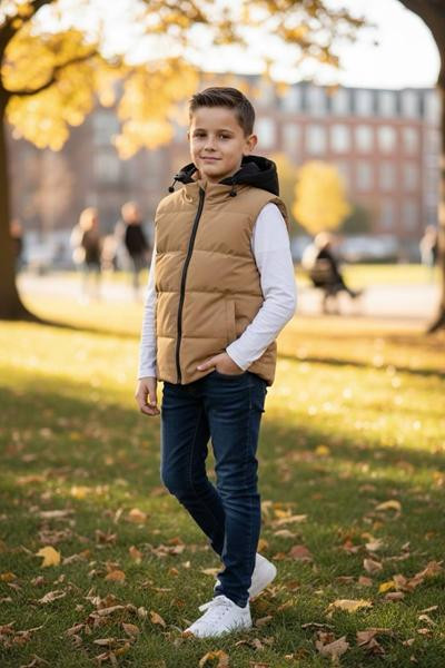 Жилетки Delfinka 50231 beige