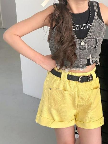 Шорты Yalisi 7170 yellow