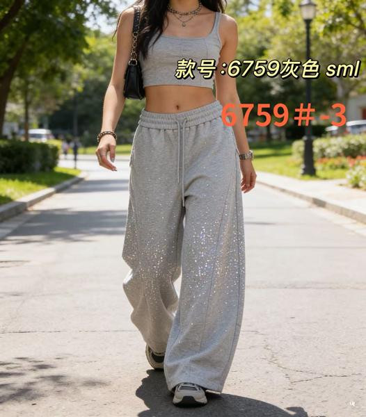Штаны спорт Lolo Blues 6759-3 l.grey