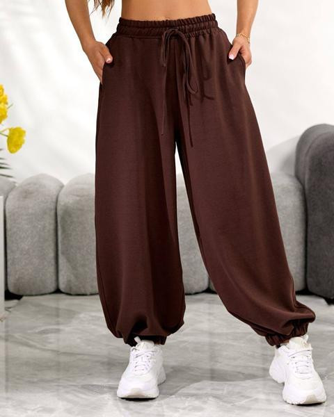 Штаны спорт Arina 1698 brown