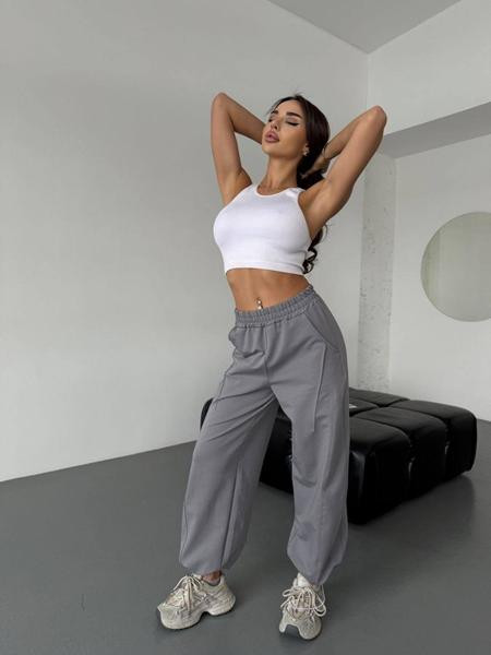 Штаны спорт Arina 4262 d.grey