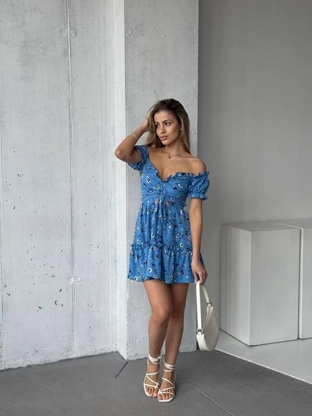 Платья Arina 7038-1 blue