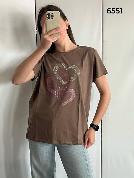 Футболки FSN 6551 brown