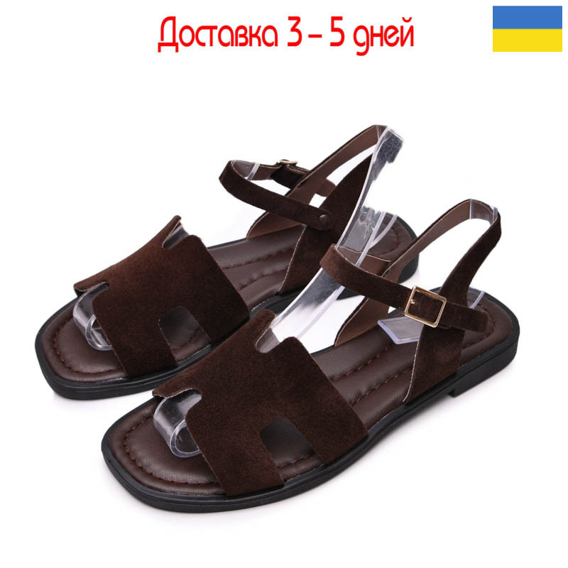 Босоножки Paradize SAN-7505 коричневий замш