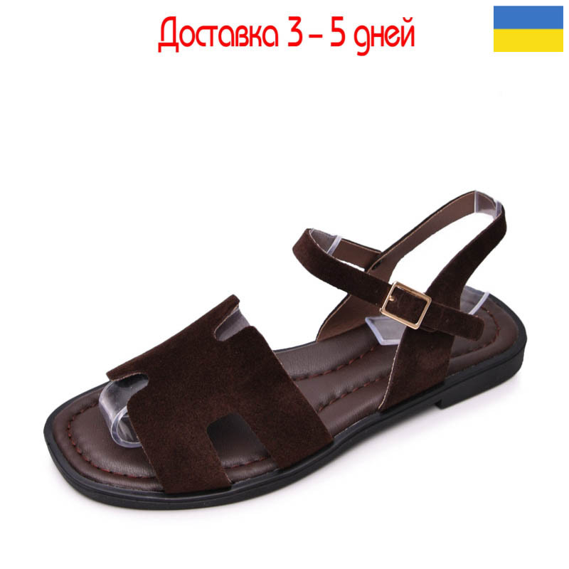 Босоножки Paradize SAN-7505 коричневий замш