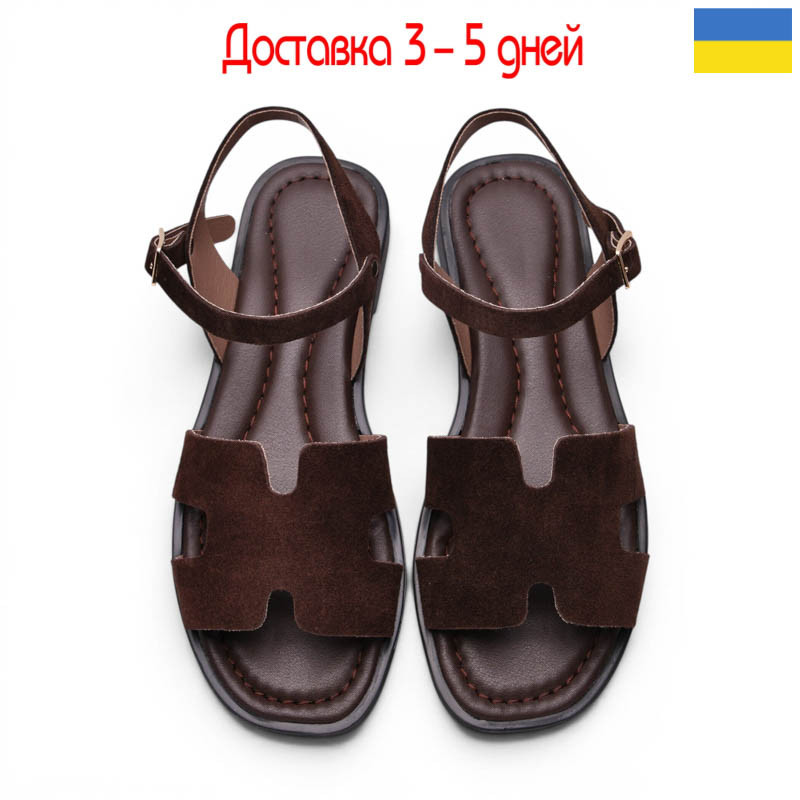 Босоножки Paradize SAN-7505 коричневий замш