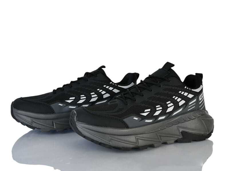 Кроссовки Бабочка 44-45 black-white